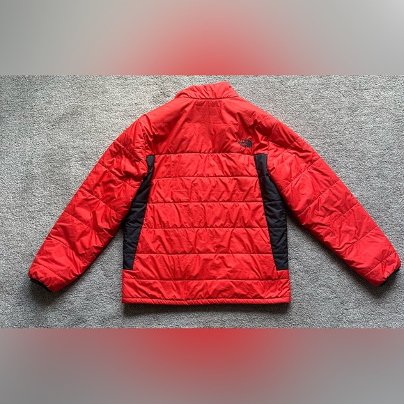 The North Face Men’s Bombay Insulated Winter Jacket for Ski Snowboard in Orange - Picture 5 of 9